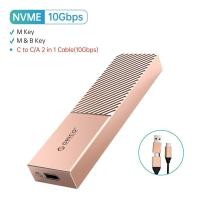 ราคา ORICO USB4 NVMe SSD Enclosure 40Gbps PCIe3 0x4อลูมิเนียม M 2 SSD Case ใช้งานร่วมกับ Thunderbolt 3 4 USB3 2 USB 3 1 3 0 Type C (16556262420)