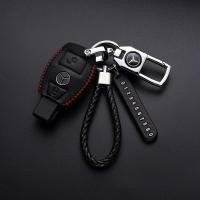 ราคา เคสเคสกุญแจรถยนต์หนัง W124 W211 W210สำหรับ Mercedes Benz W203 (17067333700)