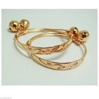 ราคา Thai Jewelry กำไลข้อเท้าเด็ก ห้อยกระดิ่ง ชุบนาก ลายไผ่จีน งานไมครอน ชุบเศษนากแท้ น้ำหนัก 1 บาท (16008382111)