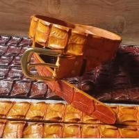 ราคา ร้านค้าอันดับหนึ่งในลาซาดา ThaiComplex เข็มขัดหนังจระเข้ รุ่นกระดูกคู่ สีแทนสดใส่ (13840035542)