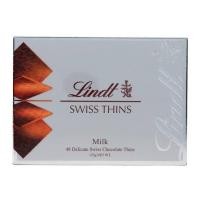 ราคา Lindt Swiss Thins ลินด์ สวิส ทินด์ ช็อกโกแลต 125g (8152043344)