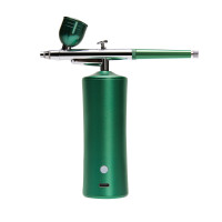 ราคา หัวฉีดออกซิเจน Mini Air Compressor Kit Air Brush Paint Spray Airbrush For Nail Art Tattoo Craft เค้ก Nano Fog Mist Sprayer (19648561897)