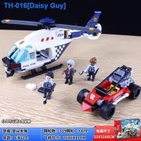 ราคา ﺴ Compatible with LEGO brick small piece assembly toys SWAT car mobile command vehicle urban childrens boy gift (20382302718)