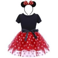 ราคา DISNEY ชุดมินนี่เมาส์สำหรับเด็กทารกเค้ก Smash Tutu ตาข่าย Polka Dot เด็กวัยหัดเดินทารกงานเลี้ยงวันเกิด Frock เด็ก Mickey คอสเพลย์ (20575836701)