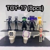 ราคา จัดส่งจากกทม โมเดลฟิกเกอร์ หัวชักโครก โมเดลตกแต่ง ของเล่นขนาดเล็กสำหรับผู้ชาย โมเดลประดับตกแต่งโต๊ะ (20818059562)