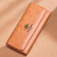 ราคา BANYANU แฟชั่นสุภาพสตรีหนังกระเป๋าสตางค์ซิปเหรียญกระเป๋าสตางค์ยาวผู้ถือบัตร RFID กระเป๋าสตางค์สุภาพสตรี (20276616919)