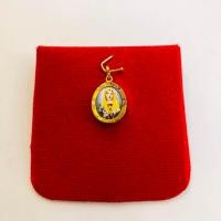 ราคา จี้พระเยซู ด้านหลังปิดทอง สำหรับสร้อย 1สลึง เลี่ยมทองคำแท้90 (20675040983)