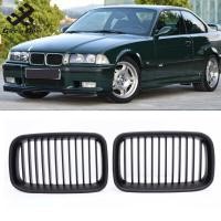ราคา กระจังหน้าเคลือบดำ BMW ฮู้ดช่องไฟหน้ารถยนต์1คู่ใช้ได้กับซีรีส์3ชุด E36อะไหล่แต่ง92 96ปี (20816006868)