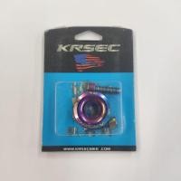 ราคา KRSEC ฝาปิดขาจาน shimano พร้อมน็อตไทเทเนียม (7534475143)