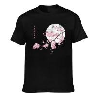 ราคา New FashionJapanese Art Sakura Cherry Blossom JapanS Flower Mens Cotton T Shirts 2023 (19952307664)