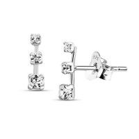 ราคา 925 Sterling Silver Crystal Stud Earring Tiny Silver star heart crystal Stud Earring Kids stud Ear stud ต่างหูสตั๊ดคริสตัลเงินแท้ 925 ต่างหูสตั๊ดเงิน ใส่แล้วไม่แพ้ พร้อมส่ง (19307939319)