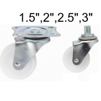 ราคา ล้อรถเข็นไนล่อน ราคาต่อ 1 ชิ้น 1 นิ้วครึ่ง 2 นิ้ว 2 นิ้วครึ่ง 3 นิ้ว ล้อเฟอร์นิเจอร์ ล้อชั้นวางสินค้า (18924320238)