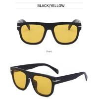 ราคา Oversized Square Sunglasses Women Vintage Top Grade Sunglasses Men Pilot Fashion Glasses Brand UV400 Eyeglasses Shades (15606775989)