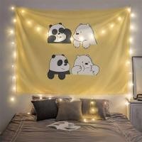 ราคา เราหมี Bare Bears Tapestry Doraemon แขวนกำแพงฉากหลัง3D พิมพ์ภาพเคลื่อนไหวการ์ตูนลมผ้าผ้าม่านบ้านตกแต่งห้องนอน Ins (9803527071)
