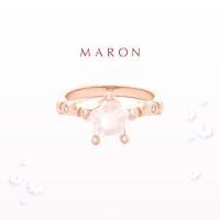 ราคา MARON Little Mythical Stars Ring with Rose Quartz 7 2mm แหวนพลอยดาว พลอยโรสควอตซ์ เงินแท้925 (9411620308)