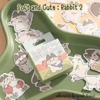 ราคา พร้อมส่ง สติ๊กเกอร์ ลายการ์ตูน หมี กระต่าย ชิปมังค์ น่ารัก Bear Rabbit Chipmunk Sticker (21324422569)