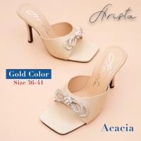 ราคา 25twentyfives Acacia รองเท้าส้นแหลมแต่งโบว์ สูง4นิ้ว ใส่สวย สไตล์เกาหลี (21137744477)