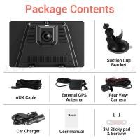 ราคา XGODY กล้อง DVR รถยนต์หน้า4K หน้าจอสัมผัส IPS ขนาด7นิ้วเครื่องเล่นพกพารองรับ Carplay แอนดรอยด์1080P AHD ระบบนำทาง GPS กล้องมองหลังบลูทูธ Wi Fi (20412876263)
