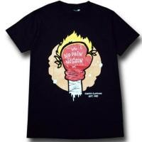 ราคา เสื้อยืดสกรีนลายNever Give Up เนื้อผ้า Cotton 20 Comb ลดสุดคุ้ม (17418453439)