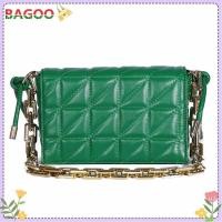 ราคา กระเป๋าถือทรงสี่เหลี่ยมมีสายโซ่สีทึบแฟชั่นกระเป๋าหิ้ว PU ทรงเรขาคณิตสำหรับผู้หญิง (18578348448)