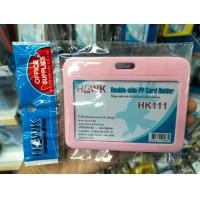 ราคา ป้ายชื่อ HAWK ป้ายชื่อคล้องคอแนวนอน 2 หน้า พร้อมสาย HK108 (18918181611)