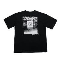 ราคา Summer Ruins Compass Short Sleeve Loose Print T shirt for Men and Women Couples Large American Street High Street Style (20510267260)