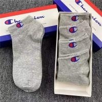 ราคา Champion Casual Wear Fashion Socks MenWomen Uni Cotton (16486550709)