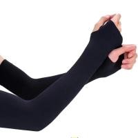 ราคา Outdoor Ice Silk Hand Protector Summer Cover Long Gloves Sun UV Protection Arm Sleeves (20213809757)