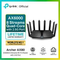 ราคา TP Link Archer AX80 AX6000 8 Stream Wi Fi 6 Router with 2 5G Port (21325809533)