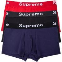 ราคา พร้อมส่ง กางเกงในชาย Supreme 1กล่อง 3ตัว กางเกงในผู้ชาย สุพรีม ทรงBoxer ของแท้ 100 เนื้อนุ่มสบายใส่สบาย (15965076538)