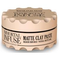 ราคา Immortal Infuse 150ML Styling Hair Wax Matte Clay Paste Matte Wax Cream Pomade For all hair types Men hair wax (19824509607)