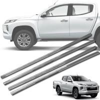 ราคา คิ้วขอบกระจก คิ้วขอบกระจกชุบโครเมี่ยม รุ่น มิตซูบิชิ ไทรทัน MITSUBISHI TRITON ปี 2019 2020 4ประตู สี โครเมี่ยม 4 ชิ้น (7663292615)