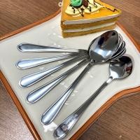 ราคา ช้อนชาสแตนเลส ช้อนตักขนมหวาน ช้อนขนมหวาน12ชิ้น รุ่น24 10 (20145178943)