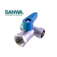 ราคา ทุกแบบ SANWA มินิบอลวาล์วทองเหลือง ขนาด 1 2 ของแท้ 100 วาล์ว วาล์วน้ำ บอลวาล์ว (15048491348)