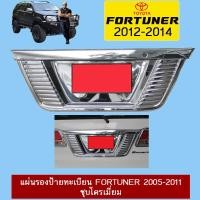 ราคา แผ่นรองป้ายทะเบียน FORTUNER 2005 2011 ชุบโครเมี่ยม AO (10261478056)