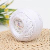 ราคา ด้ายคอตตอนเบอร์ 8 ด้ายฝ้าย ไหมถักเสื้อถักลูกไม้ น้ำหนัก 50 กรัม (17658809143)