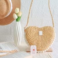 ราคา กระเป๋าสานผักตบชวา รุ่น SWEETY HEART กระเป๋าถือ กระเป๋าสะพายข้าง กระเป๋าสะพายคาดตัว SANFUNSUNDAY (9142941994)