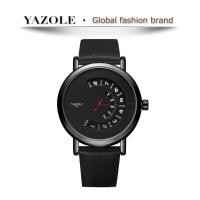 ราคา YAZOLE นาฬิกา ผู้ชาย ลำลอง ชำระเงินปลายทาง สร้างสรรค์ ง่าย กันน้ำ ของแท้ 100 ของขวัญวันหยุด กระจกมิเนอรัล สายหนัง 509 (20877582320)