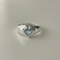 ราคา Winterwinter Jewelry Silver925 เครื่องประดับเงินแท้ เงินแท้925 แหวนเงินแท้ ทรงหนา พลอยแท้หัวใจใหญ่ สั่งทำ 7 14 วัน (15226032637)