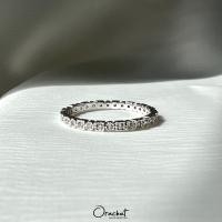 ราคา Alisa ring แหวนเพชร CZ ล้อมทั้งวง งานชุบทองคำขาว (17321870442)