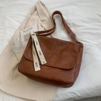 ราคา Large Capacity Messenger Bag Female Big Size Leather Shoulder Bag All Match Design Handbags Womens Simple Fashion Crossbody Bag (13310728870)