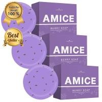 ราคา สบู่เอมิส สบู่ผิวเผือก Amice Gluta Berry Soap by collarich ขนาด 70 กรัม 3 ก้อน (12628441119)