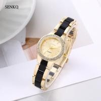 ราคา นาฬิกาผู้หญิง Senkq แฟชั่น กันน้ํา สายเซรามิก เพชร นาฬิกาควอทซ์ รุ่น T36 (21342062177)
