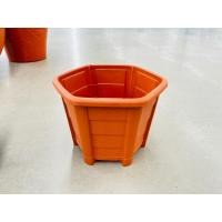 ราคา Luckyware กระถางพลาสติก ทรงหกเหลี่ยม รุ่น 043 (21230030246)