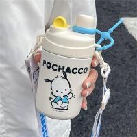 ราคา แคโร้ด ถ้วยน้ำร้อนกาแฟเครื่องดื่มสองแก้วมูลค่าสูงสำหรับเด็กผู้หญิงถ้วยน้ำสำนักงานเก็บความเย็นน่ารักแก้วแบบมีหลอดพกพาได้ (20575971087)