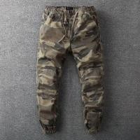 ราคา M 4XL กางเกงขายาวลายพรางย้อนยุคแบบอเมริกัน กางเกงขายาวเอวสูงปานกลางและแบบมีขา กางเกงขายาวลายพรางลำลอง และกางเกงขายาวอินเทรนด์ (19431705452)