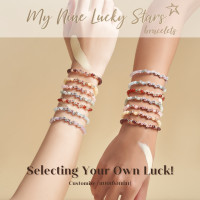 ราคา MARON Customize สร้อยข้อมือดาวนพเก้า เชือกถัก X อัญมณีมงคล เสริมดวง My Nine Lucky Stars Bracelet My Nine Lucky Stars Bracelet (16698662493)