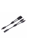 ราคา ข้อต่อ MC4 โซล่าเซลล์ 1 ออก 2 แบบมีสาย MC4 Branch Y Adapter Connectors For Solar Panels Cable อะไหล่โซล่าเซลล์ (14782884939)