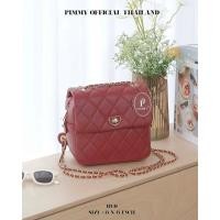 ราคา กระเป๋าสะพายแบรนด์แท้Pimmy หนังCKนุ่มๆ พร้อมถุงแบรนด์ No PF 1038 (16193289002)