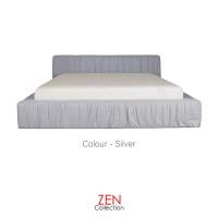 ราคา ZEN Collection เตียงนอน ฐานเตียง หัวเตียง โครงไม้เต็ง 6 ฟุต 5 ฟุต 3 6 ฟุต ไม่รวมที่นอน PAUL Fabric Bedding Frame (20710360888)